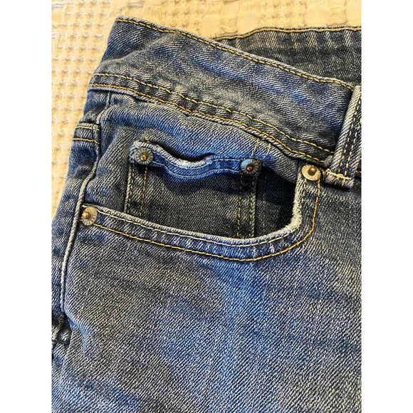 Aeropostale Womens Denim Hailey Flare Distressed Jeans Size 13 14 cute Pockets - Picture 5 of 12